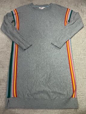 Boden Wool Cotton blend Striped dress